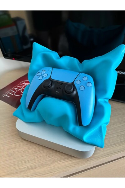 magicland Yastık Şeklinde PS5 Gamepad Standı - 3D Baskı Kol Tutucu - Birçok R...