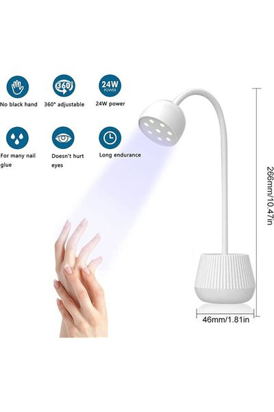 SUN 24 Watt Uv Led Oje ve Jel Kurutucu Masaüstü Çiçek Model