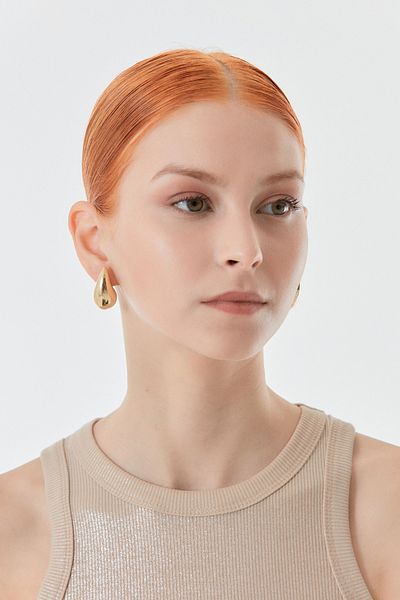 Fulla Moda Water Drop Earrings - Stylish Design