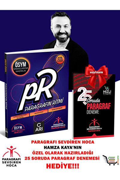Arı Yayıncılık Paragrafın Ritmi özel 25 Sorudan Oluşan Paragraf Denemesi Hedi...