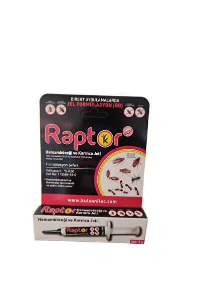 Kulsan İlaç Kulsan Raptor Hamamböceği , Karınca Ve Kalorifer Böceği Jeli 5 g