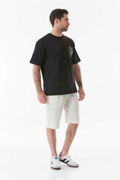Fulla Moda Ribbed and Rubber Waist Shorts