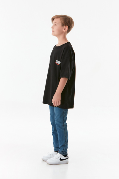 Fulla Moda Boy's T-Shirt - Crew Neck, Front and Back Printed