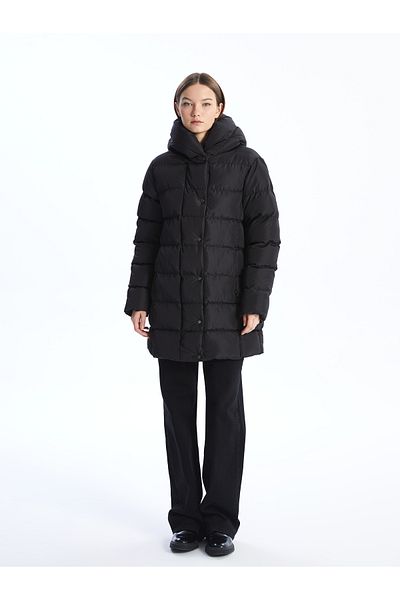 LC Waikiki Women's Puffer Hooded Coat