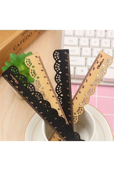 BGA 15cm Wooden Decorative Ruler
