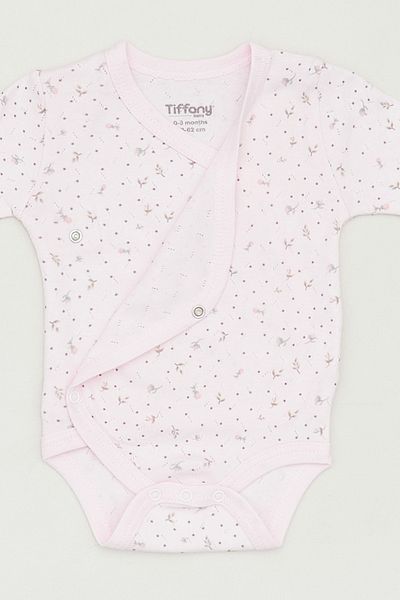 Fulla Moda Girl - Printed Crew Neck Bodysuit