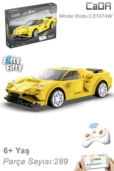 Vagonlife Evo Race Car Remote Control Toy Set - C51074W (289 Pieces)
