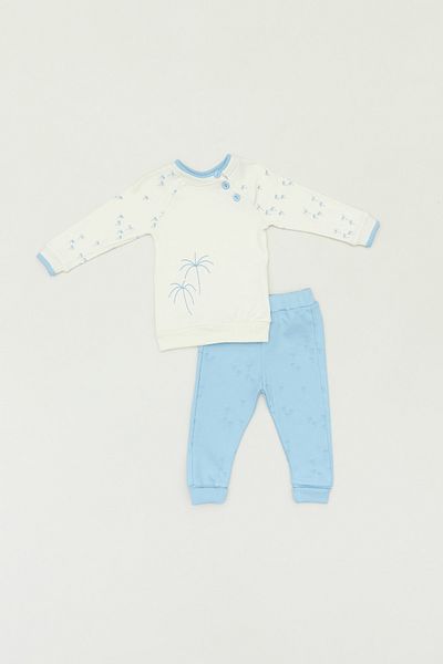 Fulla Moda Boy - Crew Neck and Printed Suit