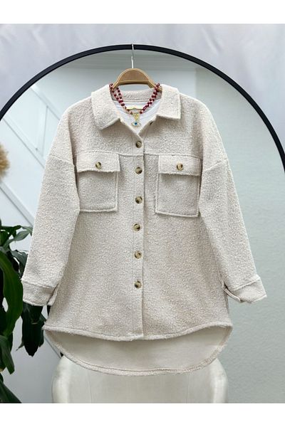 YEDİLALE Lamb Shirt Jacket