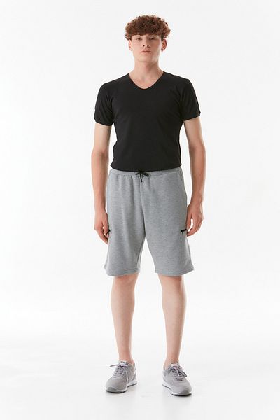 Fulla Moda Pocketed Elastic Waist Shorts