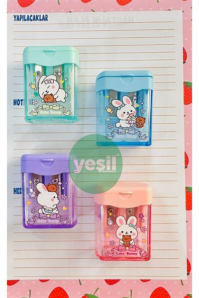 YeşilStationery 1 مبراة أقلام أرنب