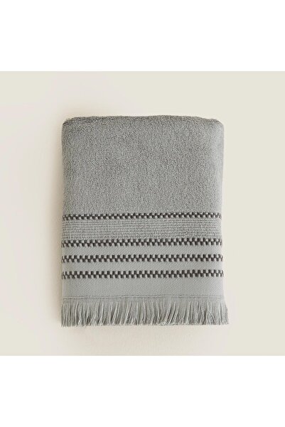 Chakra Natura Yüz Havlusu 50x90 Cm Gri