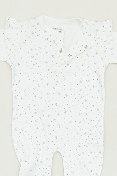 Fulla Moda Crew Neck Printed Girls' Jumpsuit