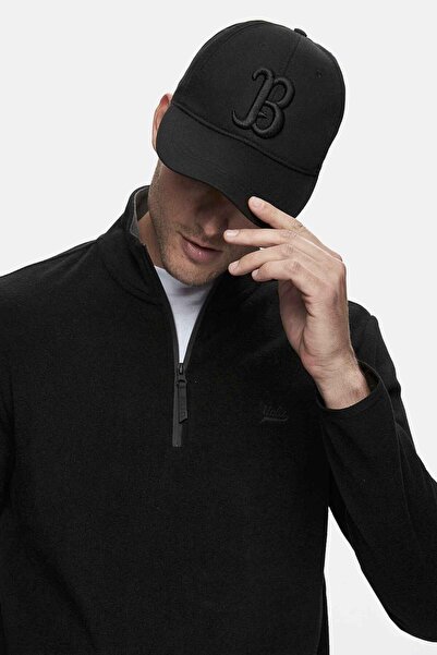 UCLA Ανδρικό φούτερ Gremıo Black Fleece Stand γιακά με κέντημα Standard Fit