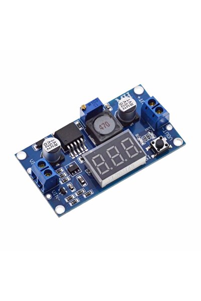 Genel Markalar Voltmetreli Lm2596 Ayarlı Modül Ayarlanabilir 3a Güç Kaynağı