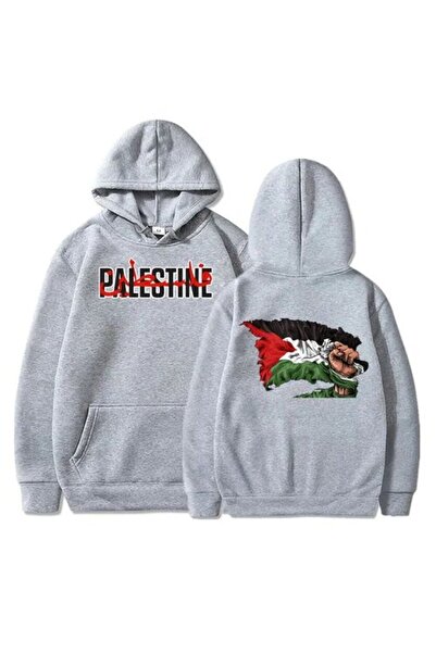 Pink Sky Футболка з принтом «Палестина» унісекс оверсайз