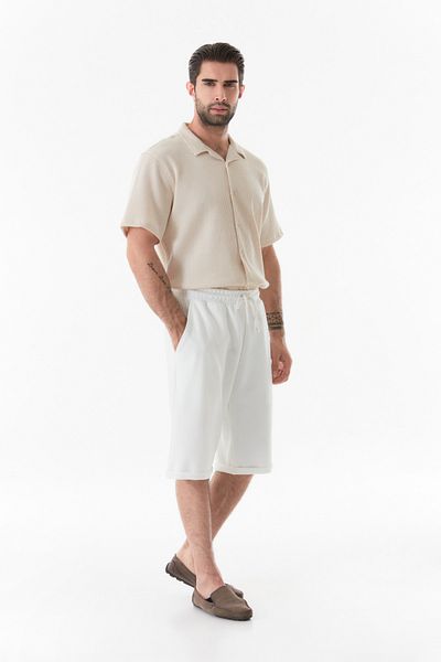 Fulla Moda Double Leg and Waist Lace Up Shorts