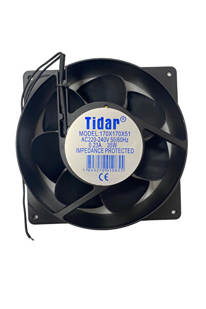 TIDAR 17X17 KARE FAN 220/240VAC