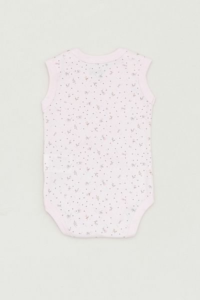 Fulla Moda Crew Neck Girl's Bodysuit - Printed