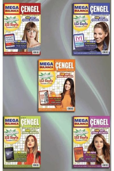 Maxi Yayıncılık Maxi Mega Çengel 5'li Set / Kolektif / Maxi Yayıncılık / 9772717759854
