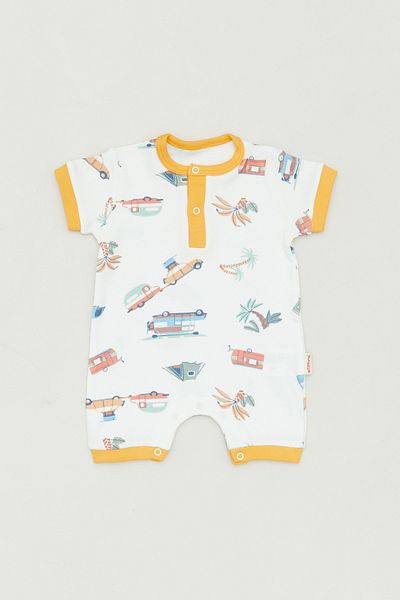 Fulla Moda Boys' Jumpsuit - Crew Neck, Printed