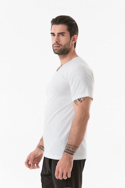 Fulla Moda Σετ 2 Βασικά T-Shirts με λαιμόκοψη
