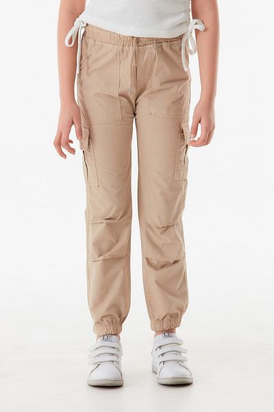 Fulla Moda Unisex Cargo Pocket Ελαστικό παντελόνι μέσης