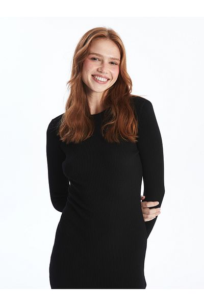 LC Waikiki Crew Neck Women's Knitwear Dress