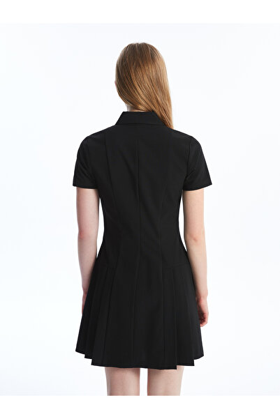 LC Waikiki Plain Short Sleeve Women's Shirt Dress