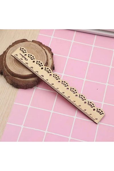 BGA 15cm Wooden Decorative Ruler