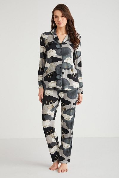 Penyemood Floral Patterned Shirt Set