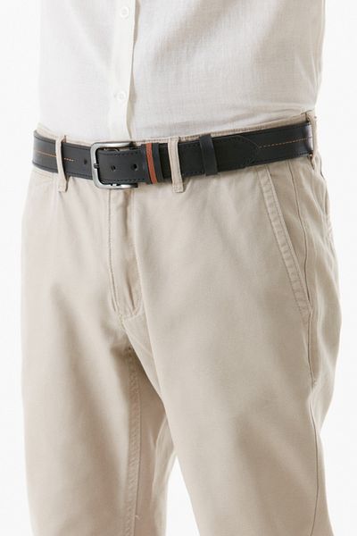 Fulla Moda Classic Belt - Faux Leather