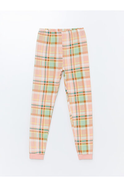 LC Waikiki Crew Neck Printed Long Sleeve Girl's Pajama Set