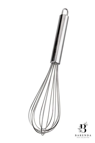 BARENDA Egg Milk Mixer - Luxury Egg Milk Mixer with Crüm Chrome Handle 30 cm Steel