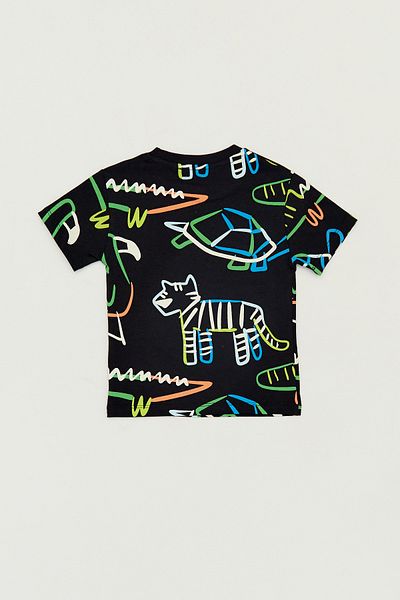 Fulla Moda Boy - Crew Neck and Printed T-Shirt