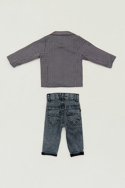 Fulla Moda 3-Piece Suit Set with Pocket Detail for Boys