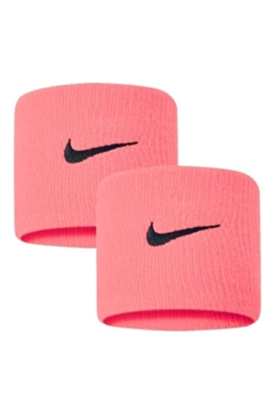 Nike Swoosh Wristbands 2 Pk Unisex Pembe Antrenman Bileklik N.000.1565.677.OS