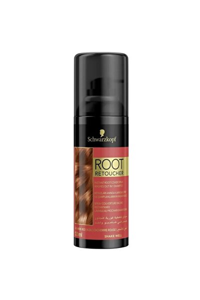Root Retoucher Schwarzkopf Root Retoucher Beyazları Anında Kapatan Sprey Saç Boyası Kızıl 120 Ml