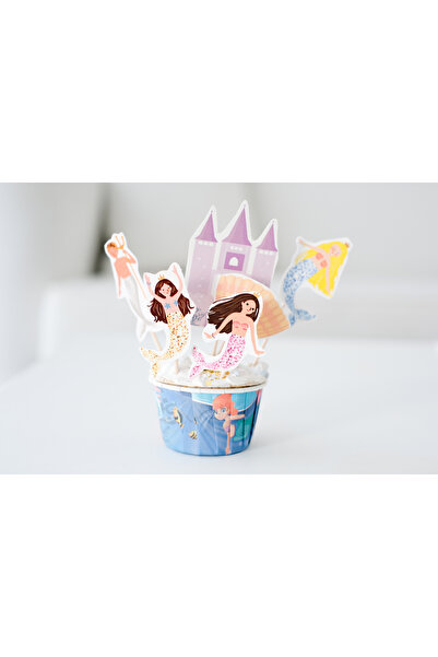 Partifabrik Украшение за зъби с тема русалка, 8 части