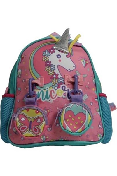 Vest Τσάντα νηπιαγωγείου Τυρκουάζ Ροζ Μονόκερος