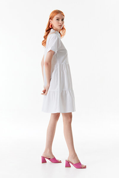 Fulla Moda Shirt Collar - Buttoned Comfortable Dress Design