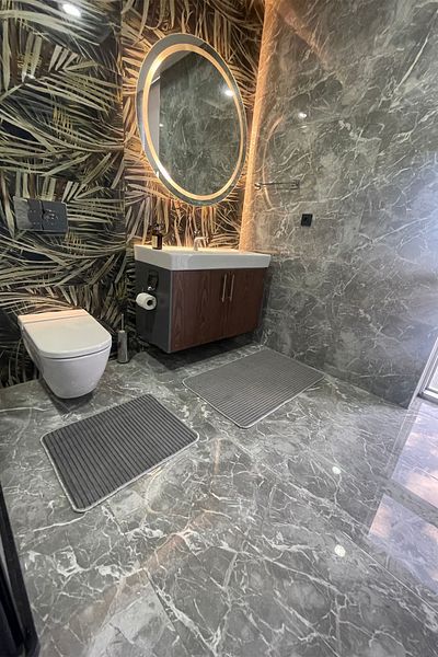 tropikal home 2 BUCĂȚI SOFT TOUCH ANTRACIT Covoraș de baie moale