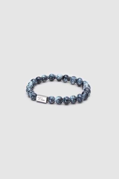 Twn Men's Bracelet - Shiny Anthracite Glass