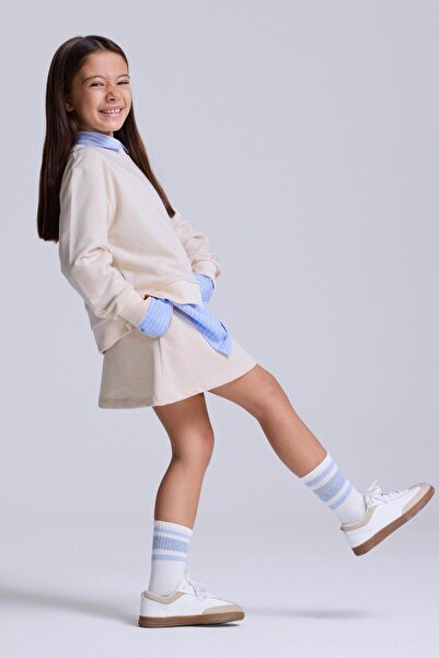 BABOKAH (Kids Girl) Örme Basic Okul Eteği