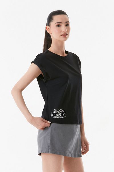 Fulla Moda Crew Neck Printed T-Shirt