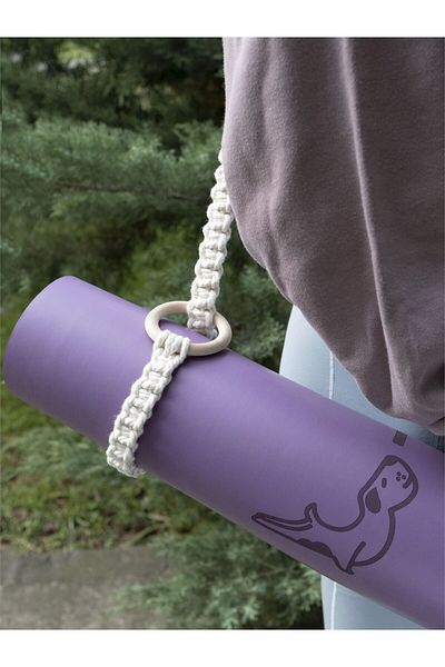 PETARYA Macrame Mat Carrying Hanger