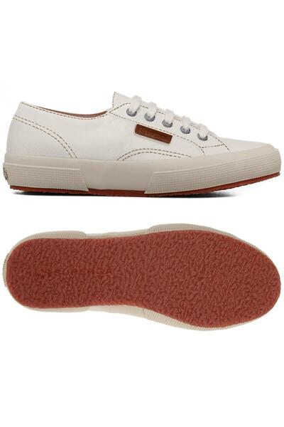 Superga 2750 Leather Lining Unisex Bej Sneaker
