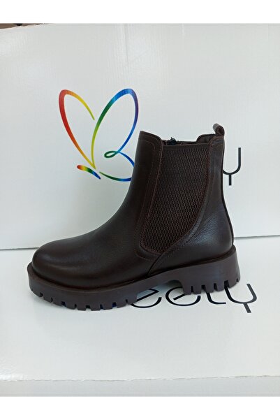 BETTY Moda rüzgar kahve postal bot