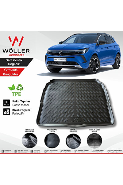 wöller Opel Grandland Bagaj Havuzu 2017 2024 Arası 3d Ultraflex Esnek