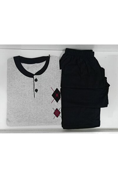 A&K ZÜMRA Combed Cotton Economical Summer Men's Pajama Set